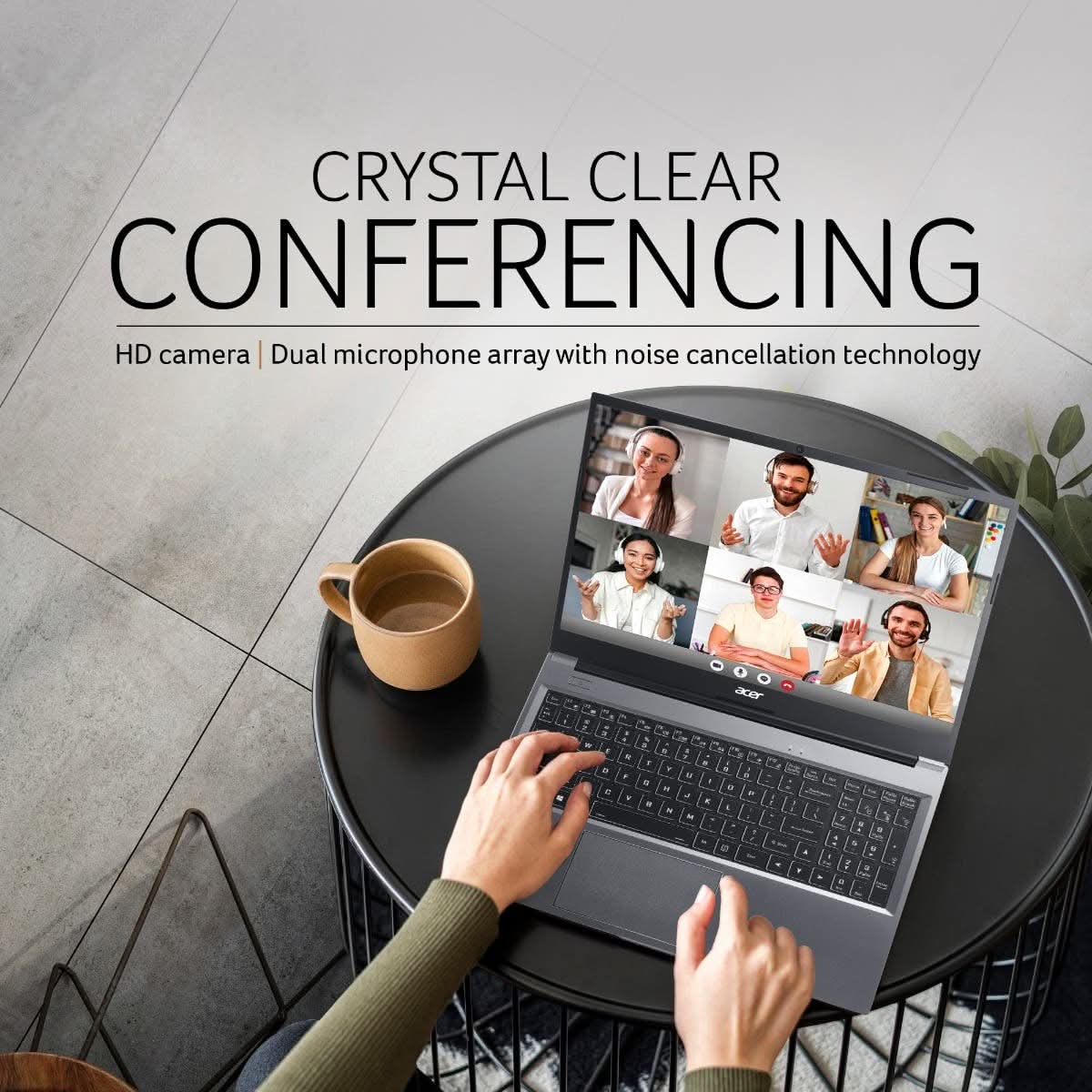 Acer, Aspire Lite, AMD Ryzen 3 5300U processor, 8 GB RAM, 512 GB SSD, Full HD IPS, 15.6 Inch, Windows 11 Home, MS Office, Steel Gray, AL15-41, UN.31ZSI.06W