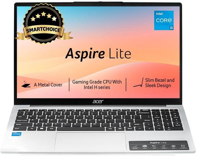 Acer Intel Core i5 13th Gen - (16 GB/512 GB SSD/Windows 11 Home) UN.34ESI.00K Laptop (15.6 inch, Steel Grey)