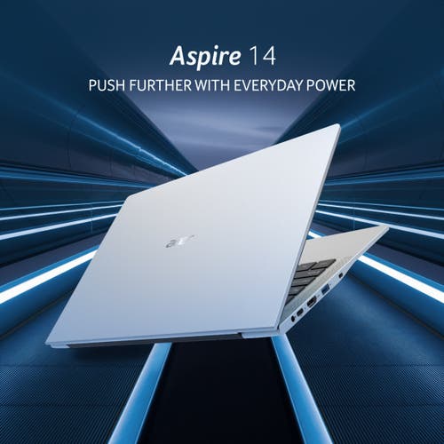 Acer Aspire 14 UN.36CSI.009, Intel Core 5 210H, Windows 11 Home, MS Office, 16GB RAM, 512GB SSD, 14 inch, Silver, Backlit Keyboard, AS14H-53, 1.44 kg Thin and Light Laptop