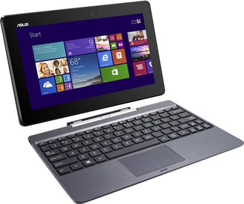 ASUS TRANSFORMER SERIES INTEL ATOM QUAD CORE 4TH GEN Z3735F - (2 GB/500 GB HDD/32 GB SSD/WINDOWS 8 PRO) T100TAF-DK011H 2 IN 1 LAPTOP  (10.1 INCH, GRAY, 1.18 KG)