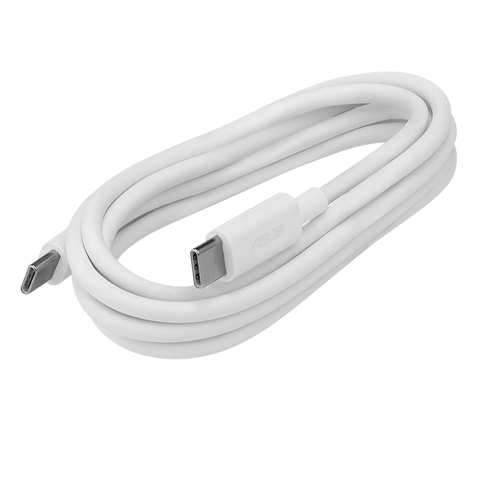 ASUS 100W USB-C Cable - LCA51-100W-WHT Fast Charging and Data Transfer