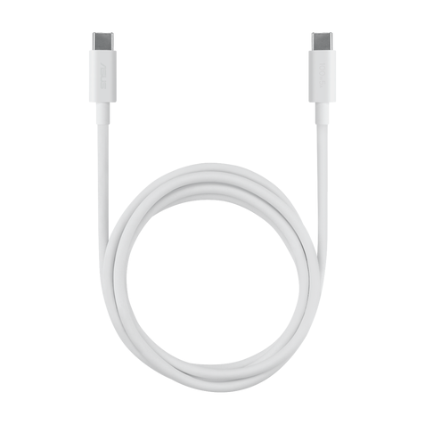 ASUS 100W USB-C Cable - LCA51-100W-WHT Fast Charging and Data Transfer