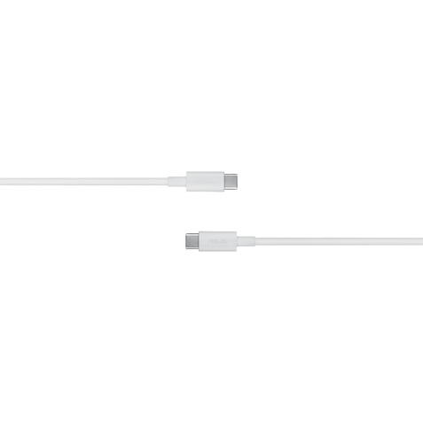 ASUS 100W USB-C Cable - LCA51-100W-WHT Fast Charging and Data Transfer