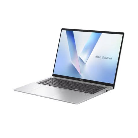 ASUS Vivobook 16 X1607CA-MB350WS, Intel Core Ultra 5 225H, 16GB RAM, 512GB SSD, Intel Graphics, 16 inch FHD+, Windows 11 Home, Office Home 2024, M365 Basic-1 Year Validity, AI Powered Light Weight Laptop, 1 Year(s) Warranty, Silver