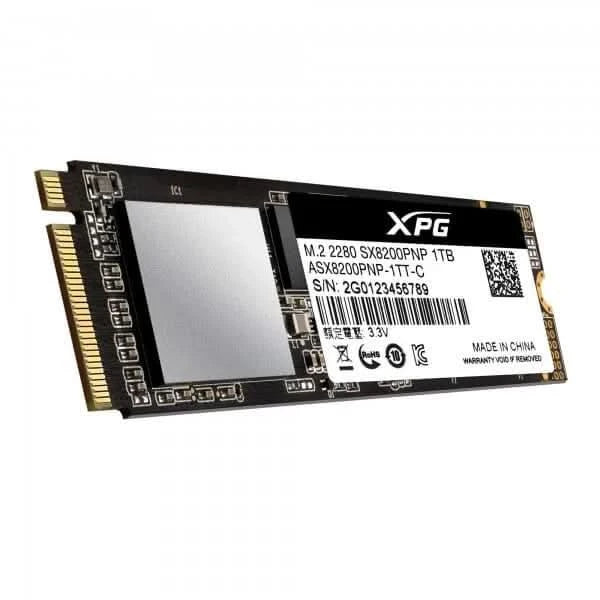 XPG 1TB SX8200 NVME SSD ASX8200PNP-1TT-C