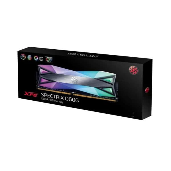 XPG 16GB D4 3600MHZ ST60 RGB DESKTOP RAM AX4U360016G18I-ST60