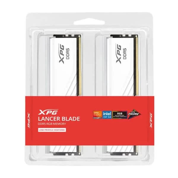 RAM DDR5 32GB XPG 6000 MHZ LANCER BLADE RGB WHITE