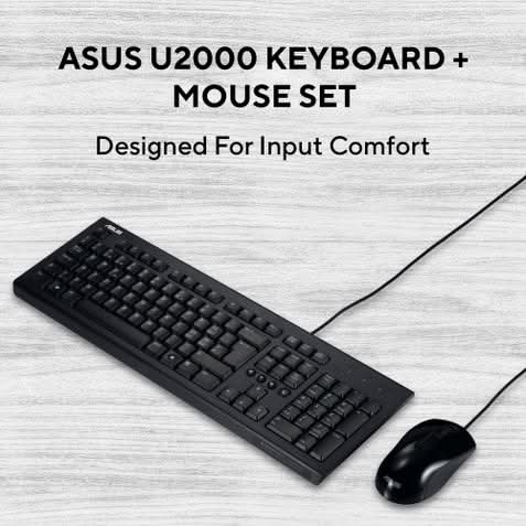 ASUS Keyboard and Mouse Set U2000 (Wired)