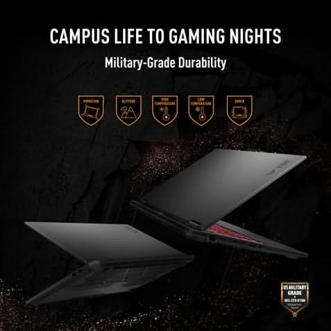 ASUS TUF Gaming A16 FA608UMI-TU288WS, AMD Ryzen 7 260, RTX 5060 GPU, 16GB RAM, 512GB SSD, 16 inch FHD+, Windows 11 Home, Office Home 2024, M365 Basic-1 Year Validity, Gaming Laptop, 1 Year(s) Warranty, Grey