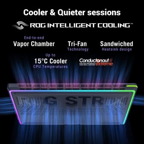 ASUS ROG Strix G16 G615JHR-TS144WS, Intel Core i7 14650HX, 16GB RAM, 1TB SSD, RTX 5050 GPU, 16 inch 2.5K resolution, Windows 11 Home, Office Home 2024 ,M365 Basic-1 Year Validity, Gaming Laptop, 1 Year(s), GREY Warranty