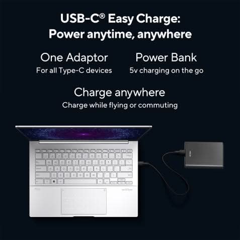 ASUS Zenbook 14 UX3405CA-QL1692WS, Intel Core Ultra 9 285H, 16GB RAM, 512GB SSD, Intel Arc Graphics, 14 inch OLED Touch FHD+, Windows 11 Home, Office Home 2024, M365 Basic-1 Year Validity, Thin and Light AI Laptop, 1 Year(s) Warranty, Silver