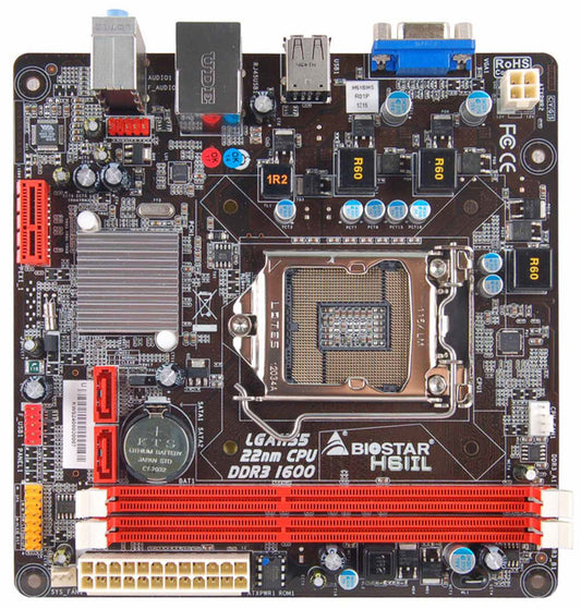 BIOSTAR H61IL LGA 1155 SOCKET MINI-ITX INTEL H61 CHIPSET DDR3 MOTHERBOARD