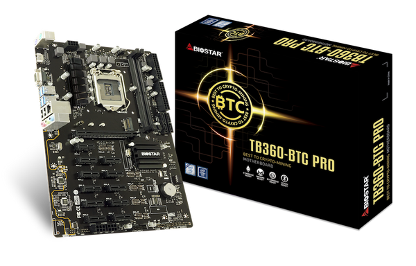 【新品・未開封】BIOSTAR TB360-BTC PRO 2.0 Full Kit MB/CPU/RAM - BIOSTAR TB360-BTC Pro 2.0 LGA1151 Mining