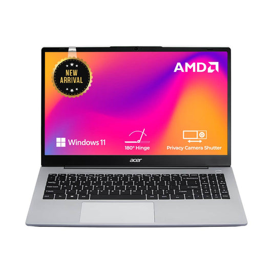 Acer Aspire, AMD Ryzen R3 7330U processor, 8 GB RAM, 512 GB SSD, Full HD IPS, 15.6"/39.62 cm, Windows 11 Home, Pure Silver, 1.79 kg, AS15-42, Thin and Light laptop