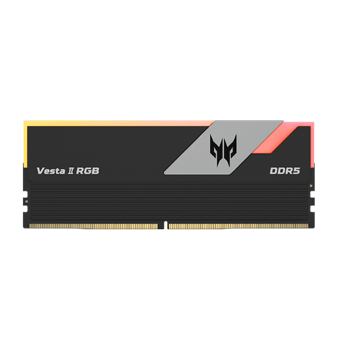 PREDATOR VESTAII DDR5 RGB U-DIMM 6000MHZ 64GB (32GB*2) BLACK