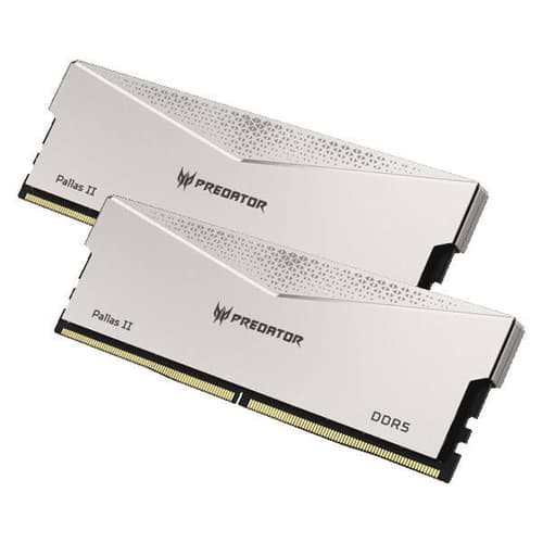 PREDATOR PALLASII DDR5 HEATSINK U-DIMM 6000MHZ 64GB (32GB*2) SILVER