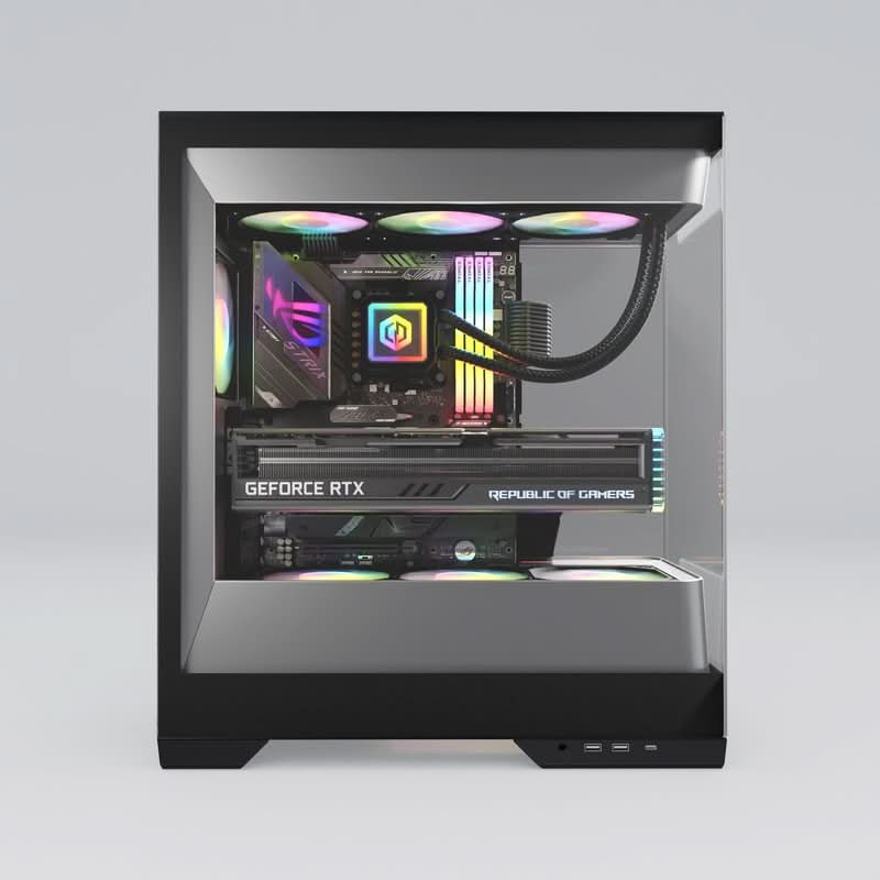 Cyber Power PC Prime 950 High-Performance PC, AMD Ryzen 9 9950X-3D, 32GB DDR5 RAM, 2TB NVMe M.2 SSD, Gigabyte GeForce RTX 5090 GAMING OC 32GB GDDR7, WIN 11 HOME