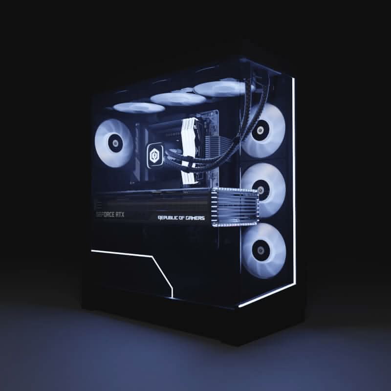 Cyber Power PC Infinity Ultra 730 High-Performance PC, AMD Ryzen 7 7800X, 32GB (2*16GB) DDR5, 1TB NVMe M.2 SSD, ZOTAC Gaming GeForce RTX 5070 Ti 16GB GDDR7, Win 11 Home