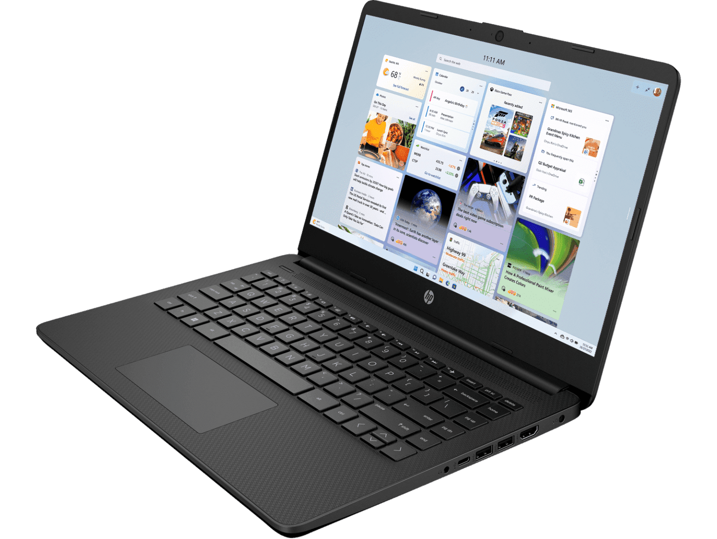 HP 14S DQ3141TU [CDC-N4500 INTEL/8GB/512GB SSD/WIN11 HOME+MS24/14.0"/INTEGRATED GRAPHICS /1 YEAR(S)/BLACK]