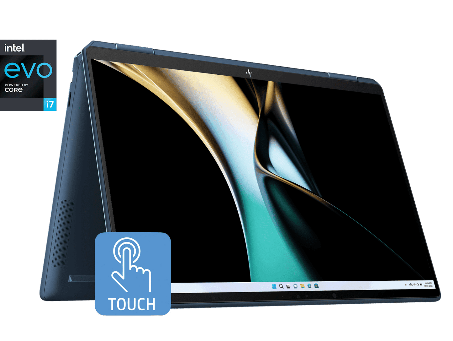 HP SPECTRE X360 OLED EYESAFE EVO INTEL CORE I7 13TH GEN 1355U - (16 GB/1 TB SSD/WINDOWS 11 HOME) 14-EF2033TU THIN AND LIGHT LAPTOP  (13.5 INCH, NOCTURNE BLUE, 1.34 KG, WITH MS OFFICE)