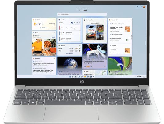 HP 15, AMD RYZEN 5 7520U, 16GB DDR5, 512GB SSD, (WIN 11, OFFICE 21, SILVER, 1.59KG), ANTI-GLARE, MICRO-EDGE, 15.6-INCH(39.6CM), FHD LAPTOP, AMD RADEON GRAPHICS, 1080P FHD CAMERA, BACKLIT KB, FC0690AU