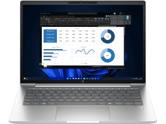 HP PROBOOK G11 U5-125H TIPD/ 14 INCH DIAGONAL, WUXGA (1920 X 1200), IPS, NARROW BEZEL, ANTI-GLARE, 300 NITS+ +5M+IR/RAM 16GB/512 GB SSD/W11P/FPR/ BLKBD/1YR WARRANTY