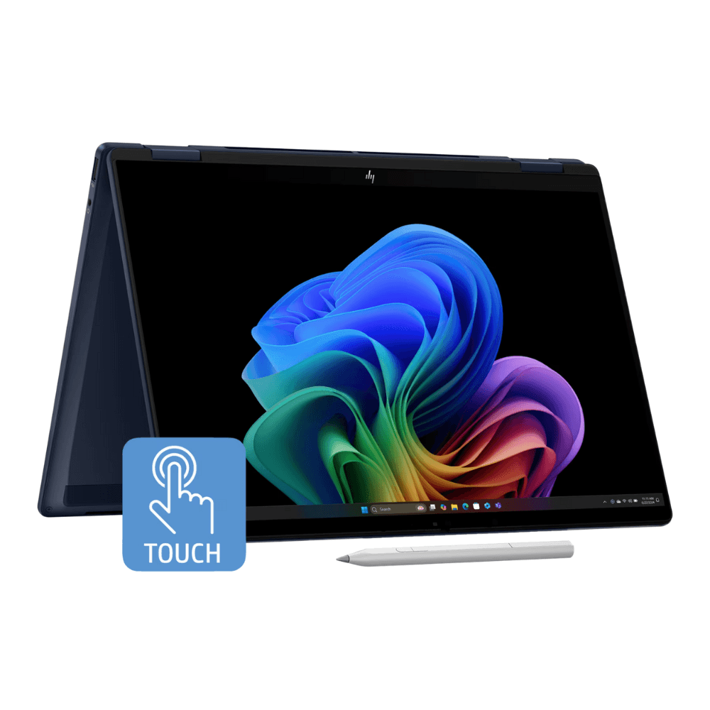 HP Omnibook X Flip 14-FM0100TU, Intel Core Ultra 7-256V, 16GB RAM, 1TB SSD, Intel Arc Graphics, 14 inch OLED 3K Resolution, Tilt Pen, Windows 11 Home, MS Office 2024, Blue