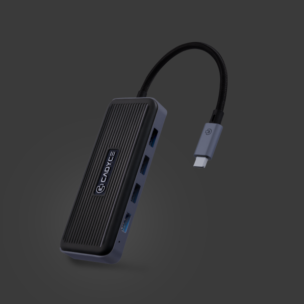 Cadyce USB-C™ to USB 3.0 4-port HUB