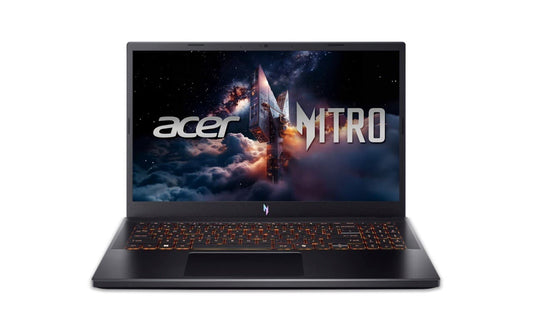 Acer Nitro V 15, Gaming Laptop, Intel core i7-13th Gen 13620H,NVIDIA GeForce RTX - 5050 8GB, 16 GB/512 GB,Full HD IPS,15.6"/39.62 cm,165 Hz, Win 11 Home, Obsidian Black, 2.113 kg, ANV15-52, Amber Keyboard