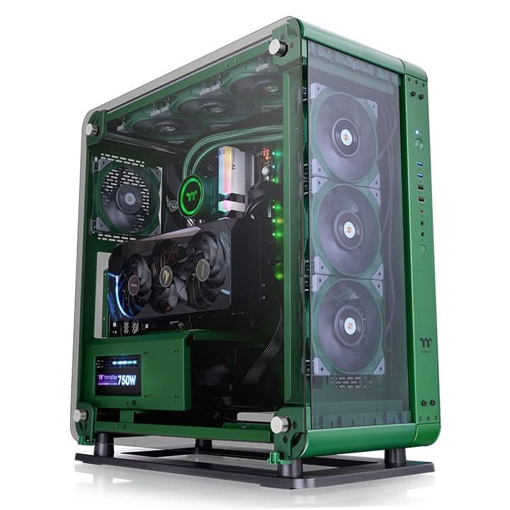 THERMALTAKE CORE P6 MID-TOWER ATX CABINET RACING GREEN