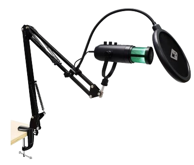 Cosmic Byte Desk Arm Mount with POP Filter for Deimos RGB Microphone