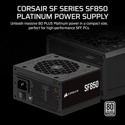 CORSAIR SF850 PLATINUM ATX 3.1 FULLY MODULAR SFX SMPS