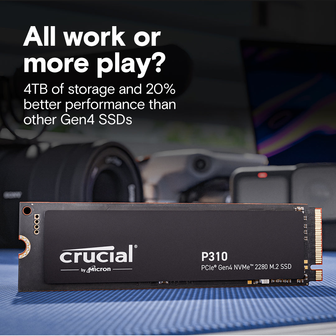 CRUCIAL P310 1TB PCIE GEN4 NVME M.2 SSD CT1000P310SSD8