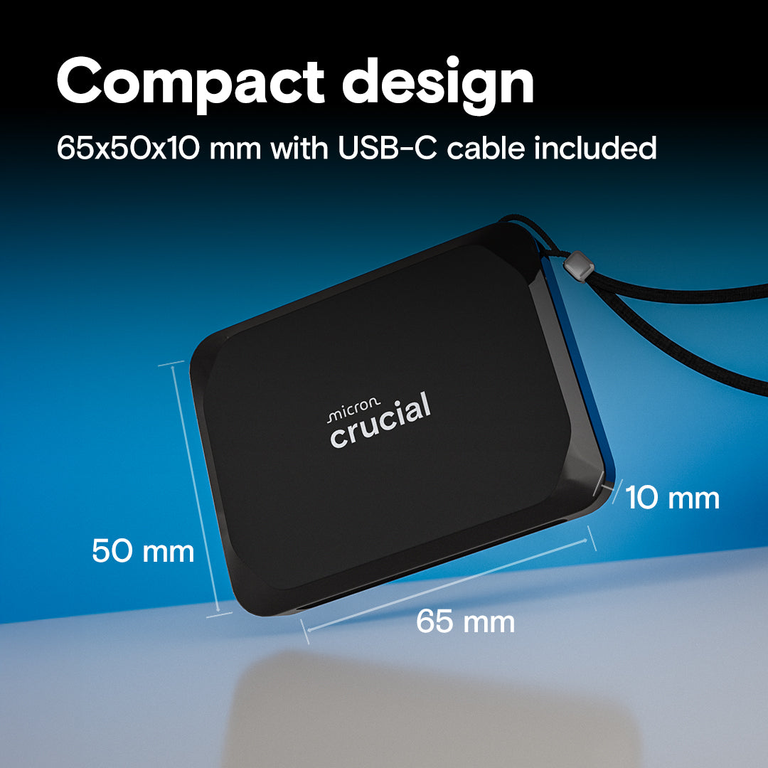 CRUCIAL X9 1TB PORTABLE SSD CT1000X9SSD9