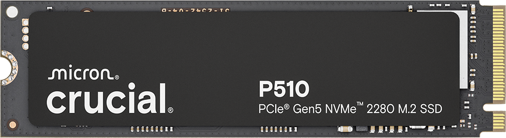 CRUCIAL P510 1TB PCIE GEN5 NVME 2280 M.2 SSD CT1000P510SSD8