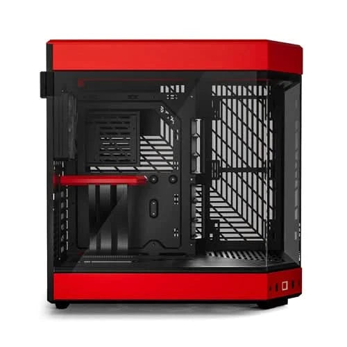 HYTE Y60 Red and Black E-ATX Mid Tower Case