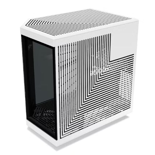 HYTE Y70 TOUCH INFINITE DUAL CHAMBER ATX MID-TOWER CABINET WHITE-BLACK (CS-HYTE-Y70TI-WB)