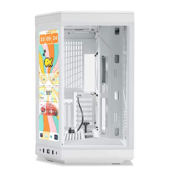 HYTE Y70 TOUCH INFINITE (E-ATX) MID TOWER CABINET (SNOW WHITE) CS-HYTE-Y70TI-WW
