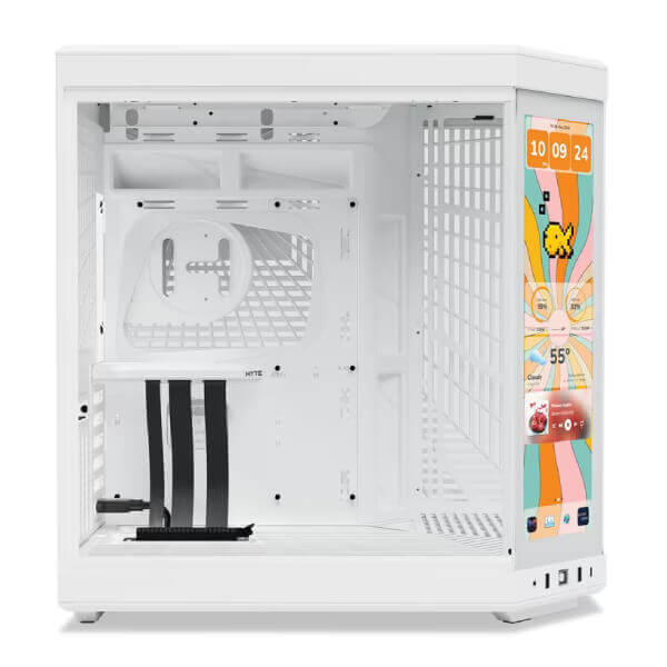 HYTE Y70 TOUCH INFINITE (E-ATX) MID TOWER CABINET (SNOW WHITE) CS-HYTE-Y70TI-WW
