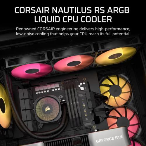 CORSAIR NAUTILUS 360 ARGB, 360MM RADIATOR, LIQUID CPU COOLER CW-9060093-WW