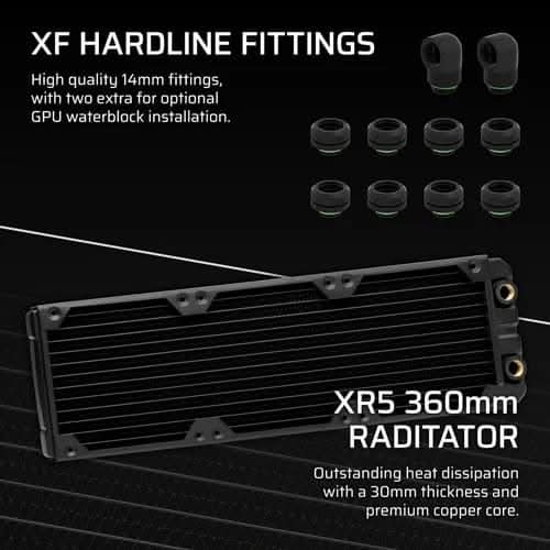 CORSAIR Hydro X Series iCUE XH505i RX 360 RGB Custom Cooling Kit (CX-9070018-WW)