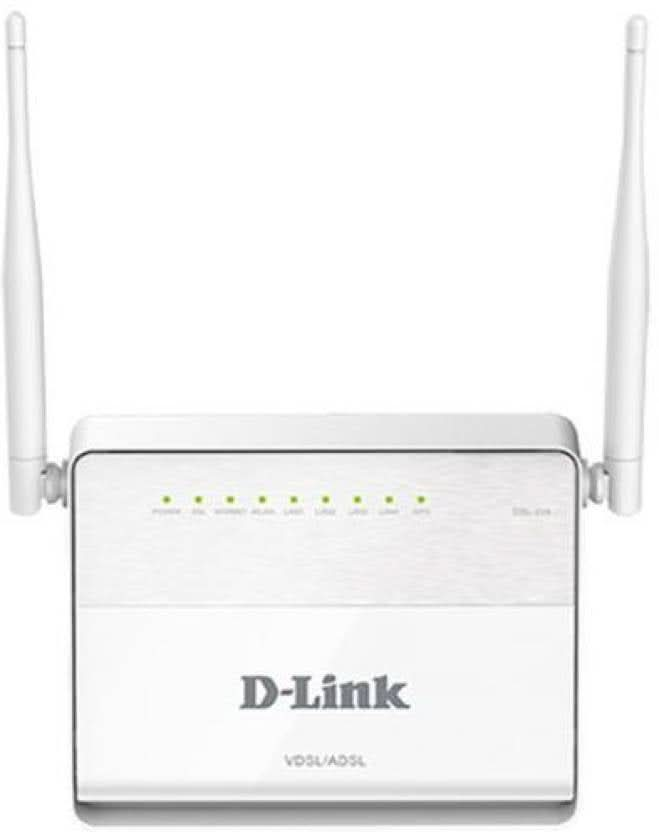 DLINK DSL-224 300 MBPS WIRELESS ROUTER (WHITE, SINGLE BAND)