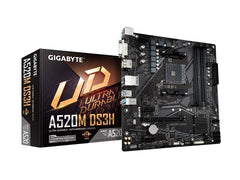 GIGABYTE GA-A520M-DS3H AMD AM4 MOTHERBOARD