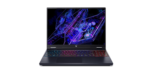 Acer Predator Helios Neo 16S AI Ultra 7 processor 255HX 16 GB DDR5 6400MHz Memory 1024GB PCIe NVMe SED SSD RTX 5060 8G-GDDR7 (4C*512*8*4) 28Gbps 16" OLED 240Hz DCI-P3 100% DDS W11 Abyssal Black