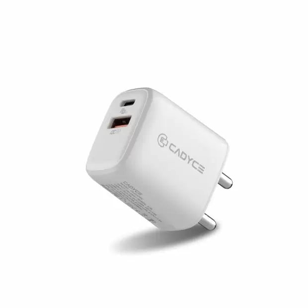 Cadyce 20W USB-C PD 3.0 & USB Wall Charger with QC3.0