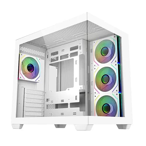 Cooler Master Elite 681 ARGB ATX Mid Tower Case White