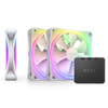 NZXT F120RGB DUO - 120MM DUAL-SIDED RGB FAN - TRIPLE PACK (BLACK) W/RGB CONTROLLER- RF-D12TF-B1