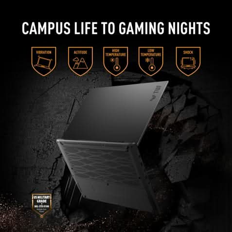 ASUS TUF Gaming A14 FA401GM-RG038WS, AMD Ryzen AI 9 465, 16GB RAM, 512GB SSD, RTX 5060 8GB, 14 inch 2.5K resolution, Windows 11 Home, Microsoft Office Home 2024, Microsoft 365 Basic, Gaming Laptop, 1 Year(s) Warranty, Jaeger Grey