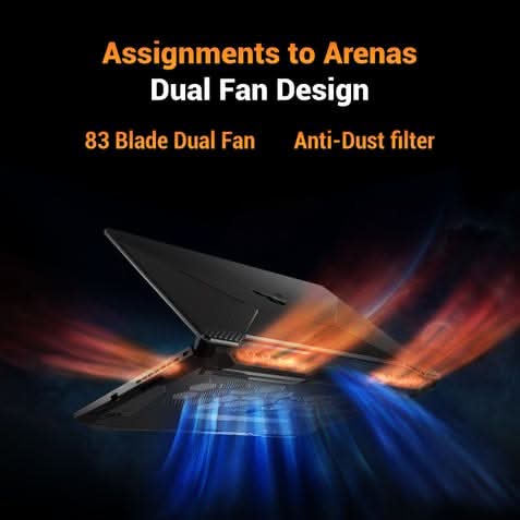 ASUS TUF Gaming A15 FA506NCG-HN448WS, AMD Ryzen 7 155, 1 6GB RAM, 1TB SSD, 15.6 inch FHD, RTX 3050 4GB,  Windows 11 Home, Office Home 2024 and M365 Basic- 1 Year Validity, Gaming Laptop, 1 Year(s) Warranty, Black