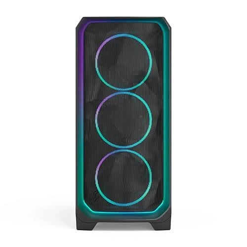 Fractal Design Meshify 3 Ambience Pro RGB TG Light Tint E-ATX Mid Tower Cabinet